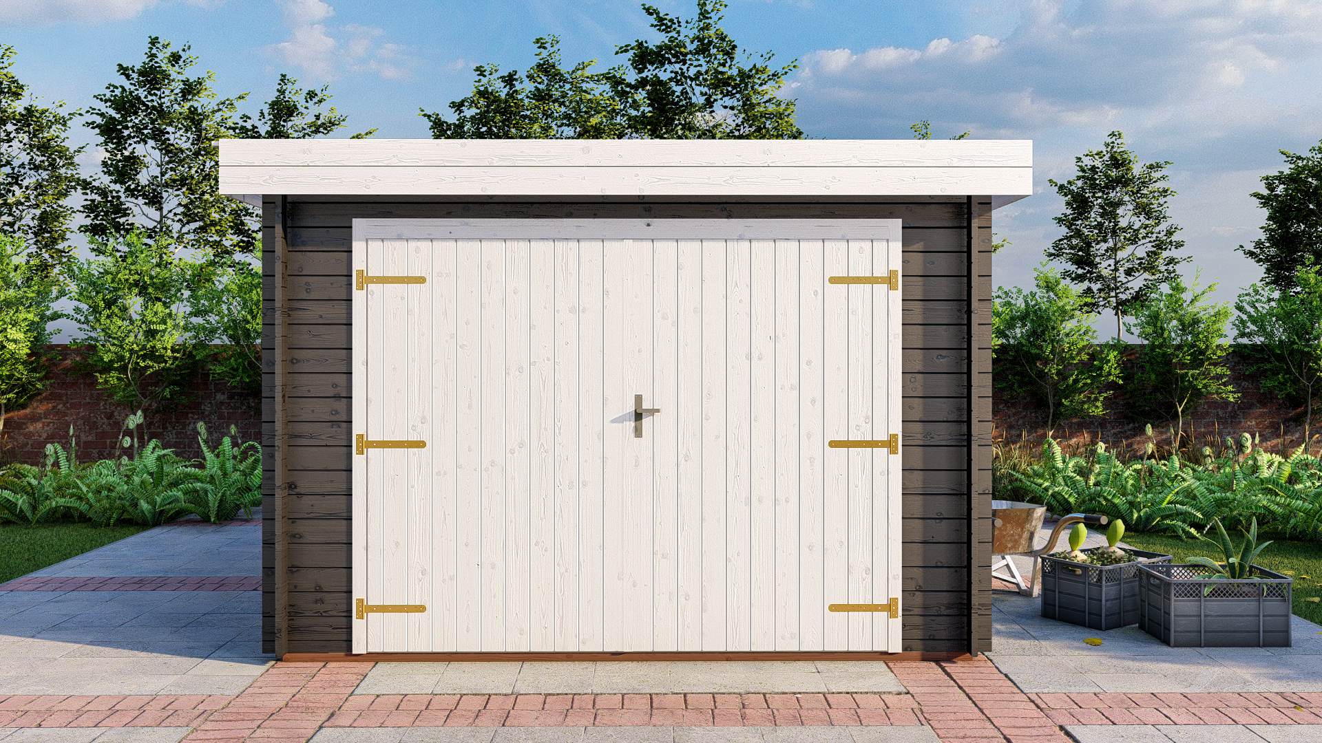 Jefery Wooden Garage 5.1m x 3.3m (28mm) - Image 2