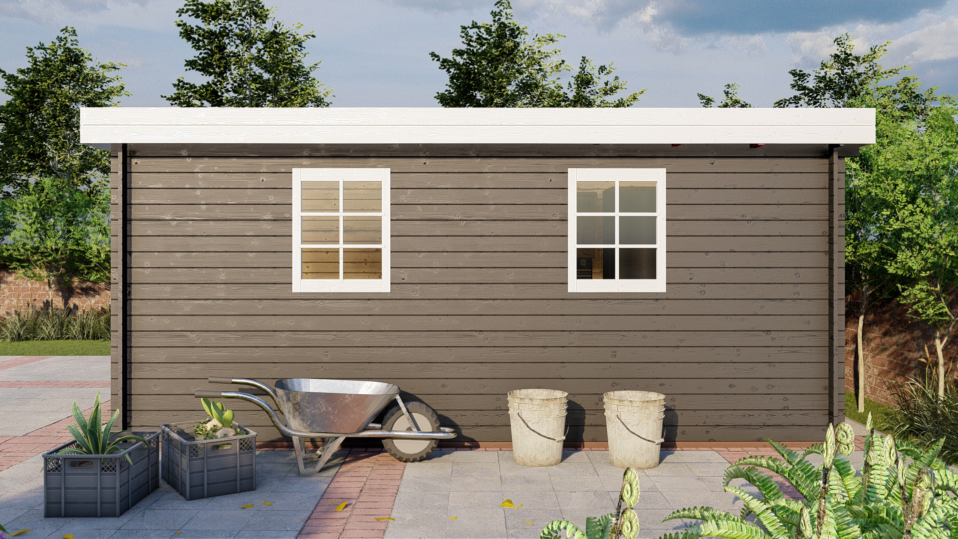 Jefery Wooden Garage 5.1m x 3.3m (28mm) - Image 4
