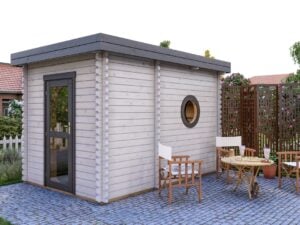 Helsinki Garden Outdoor Sauna 3.6m x 2.4m (45mm)