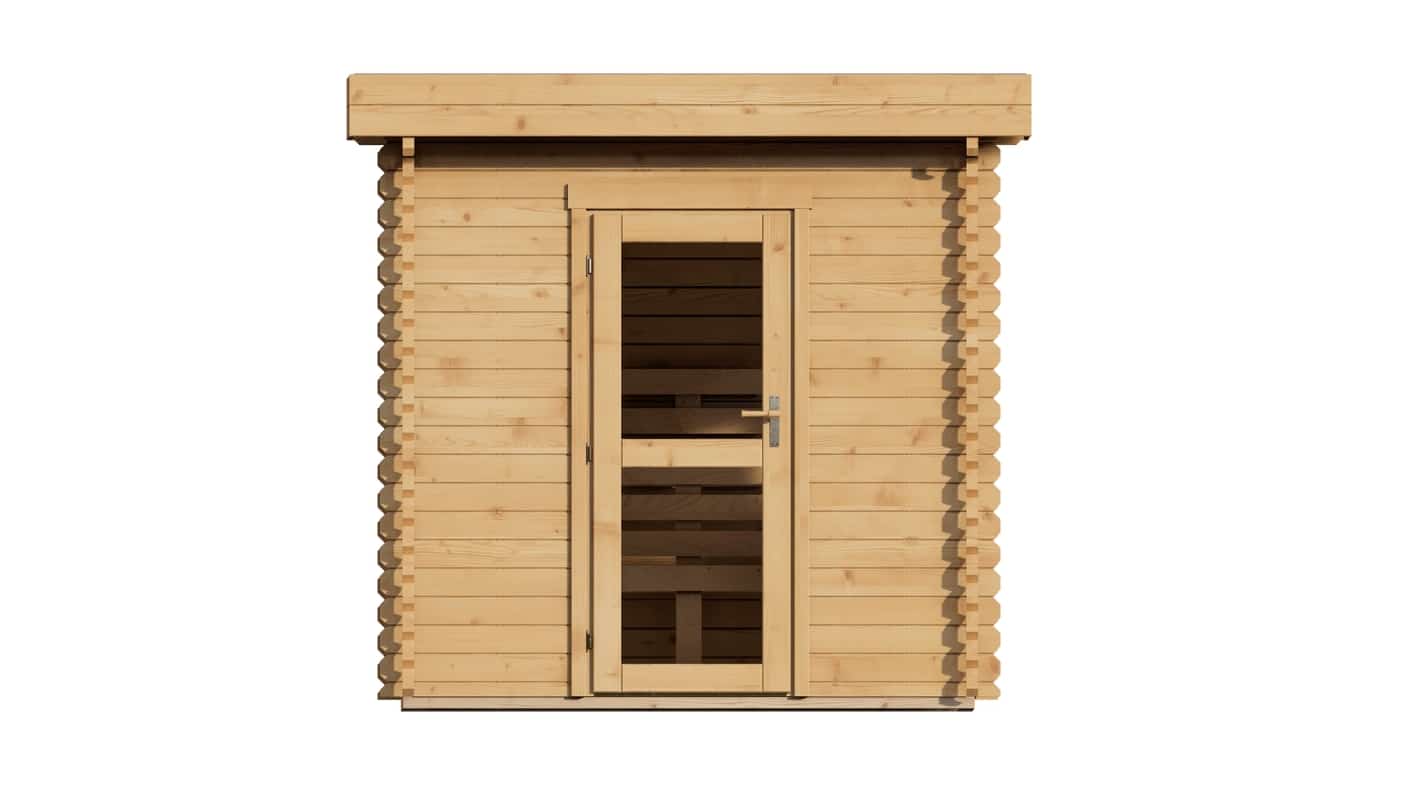 Oreo Outdoor Garden Sauna 2.4m x 2.4m (45mm) - Image 6