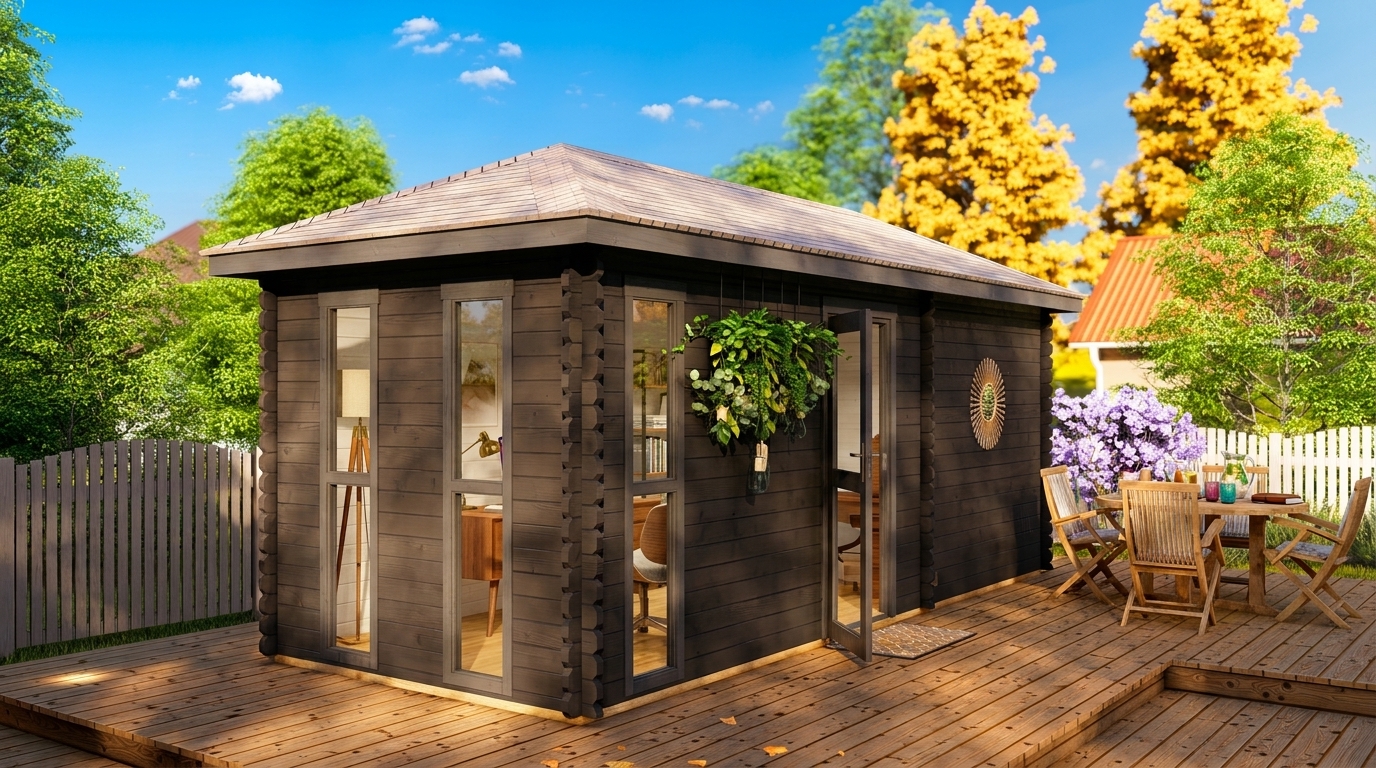 YorkPro Garden Outdoor Sauna 5.8m x 2.4m - Image 12