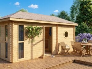 YorkPro Garden Outdoor Sauna 5.8m x 2.4m