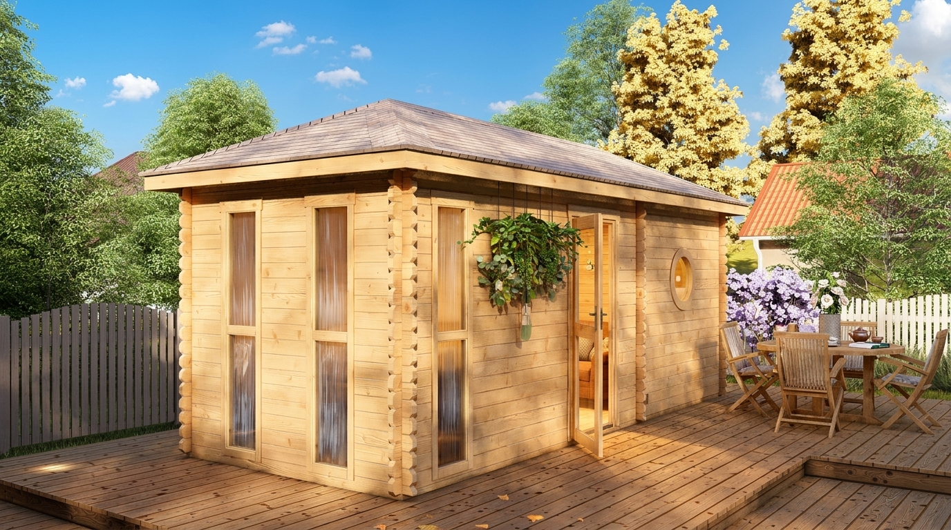 YorkPro Garden Outdoor Sauna 5.8m x 2.4m - Image 4