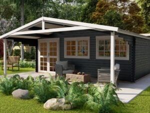 Garden Office MadridPro 6mx5m+2m(porch) 40mm