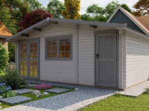 Log Cabin with storage Johanna 6m x 4m (40mm)