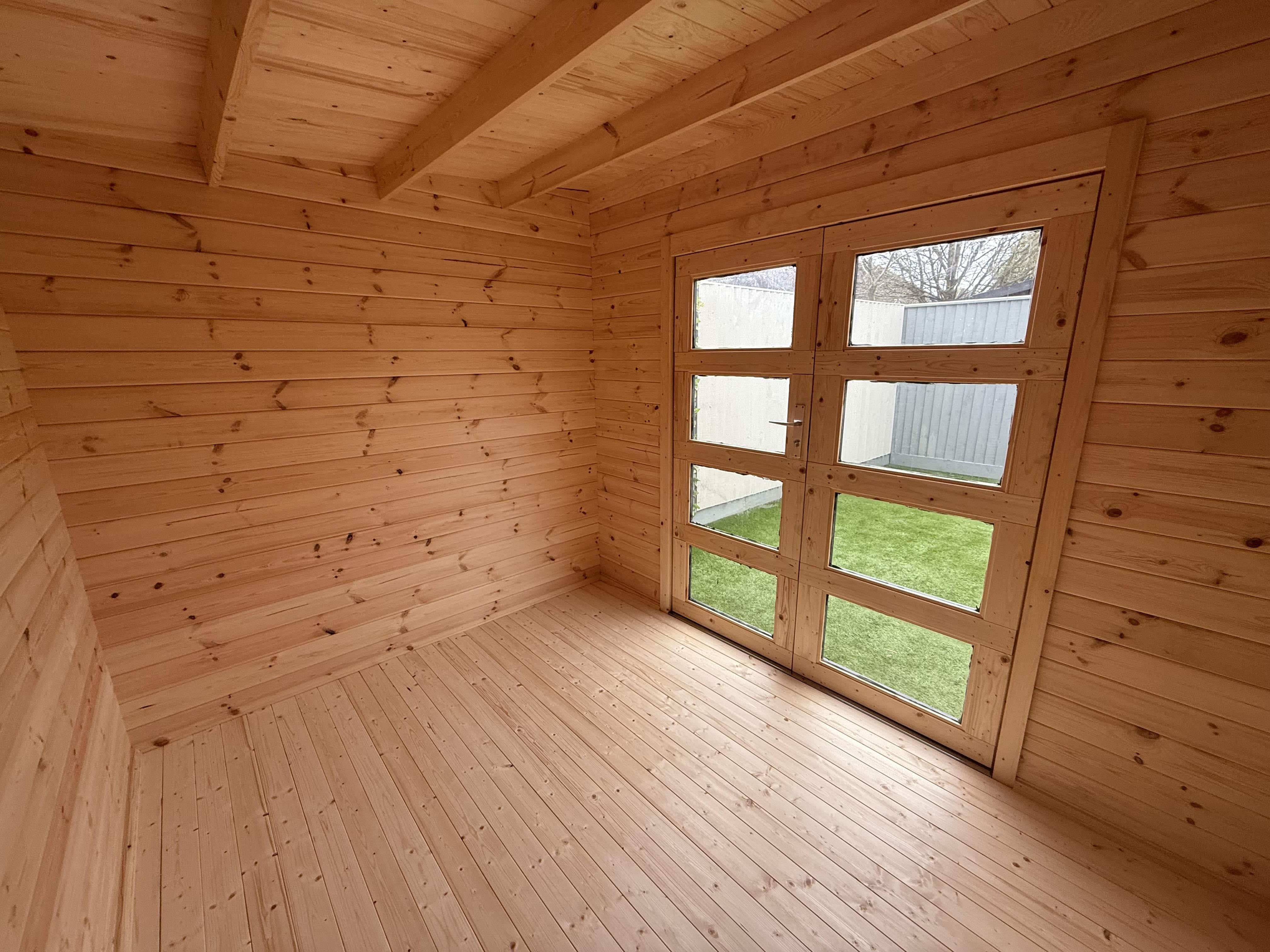 AleskaMini Log Cabin Summerhouse 3m x 2m (28mm) - Image 11