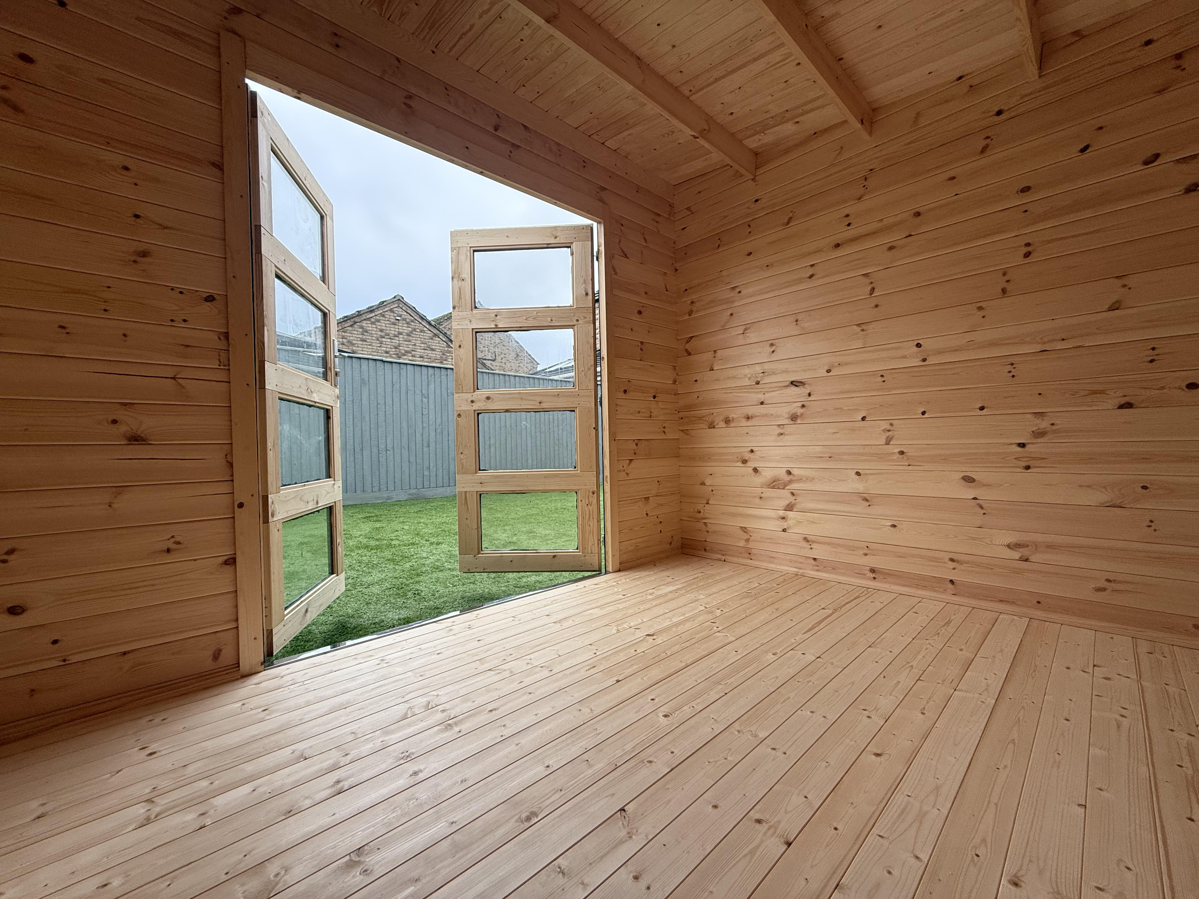 AleskaMini Log Cabin Summerhouse 3m x 2m (28mm) - Image 13