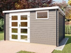 LeoXXL Log Cabin 3.9m x 3.9m (28mm)